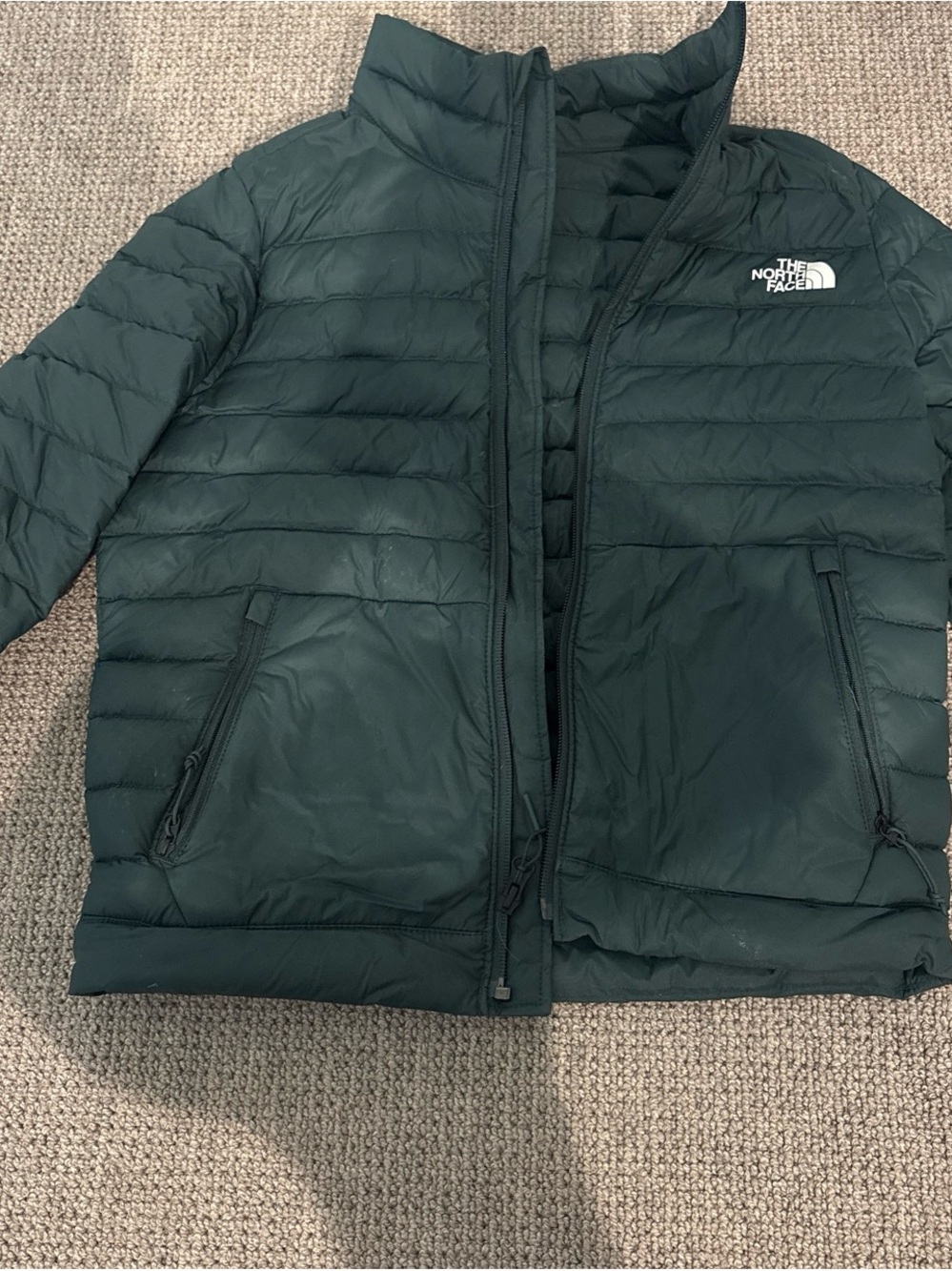 The North Face Women's Dark Green Puffer Jacket
